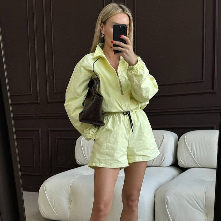 LS | Women Sporty Zip Lounge Set