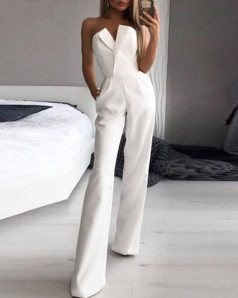 LS | Women Strapless Jumpsuit