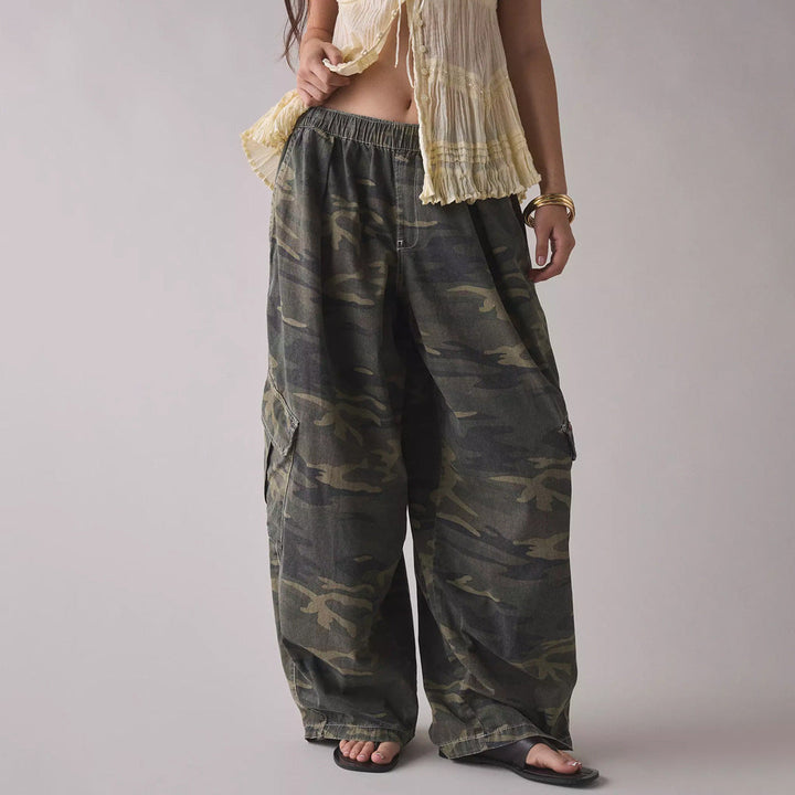 LS | Women Street Camouflage Cargo Pants