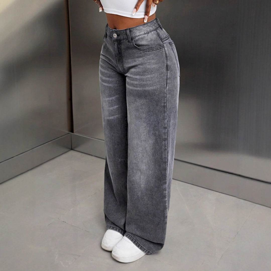 LS | Women Street Style Denim Jean