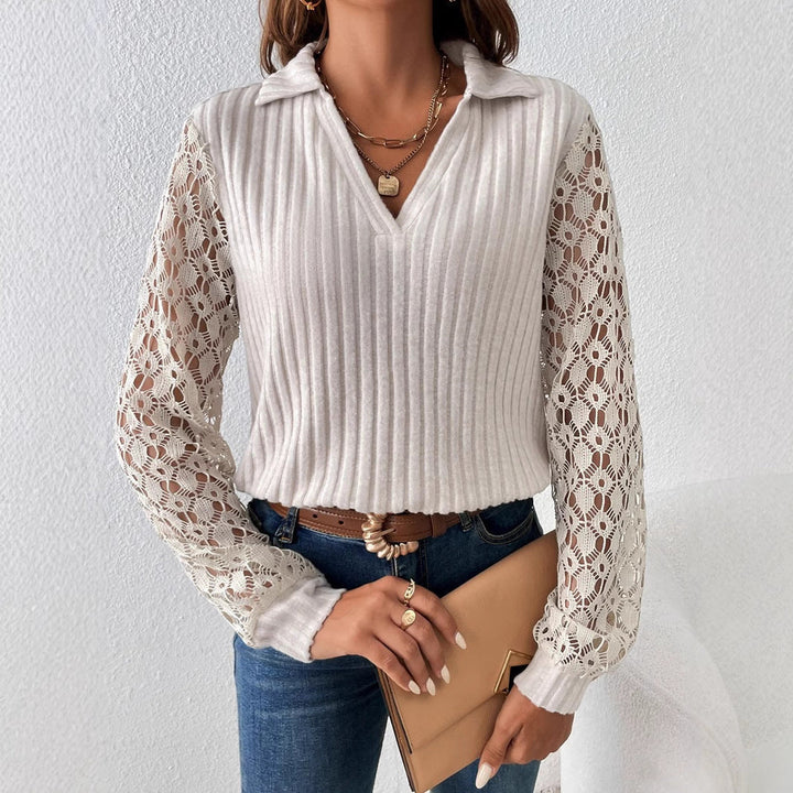 LS | Women Stylish Lace Sleeve Top