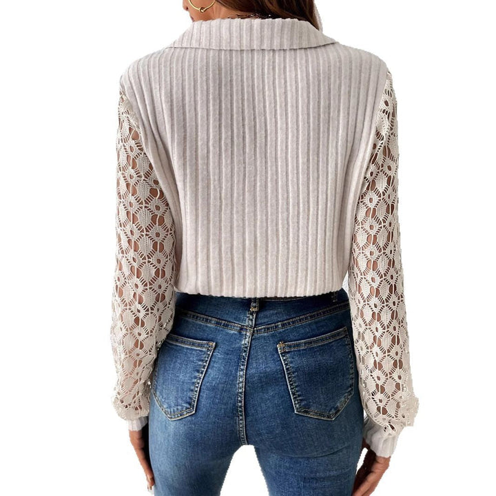 LS | Women Stylish Lace Sleeve Top