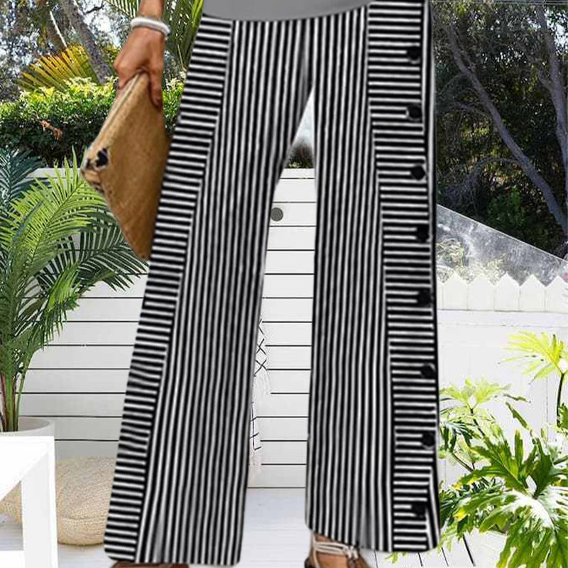 LS | Women Stylish Stripe Pants
