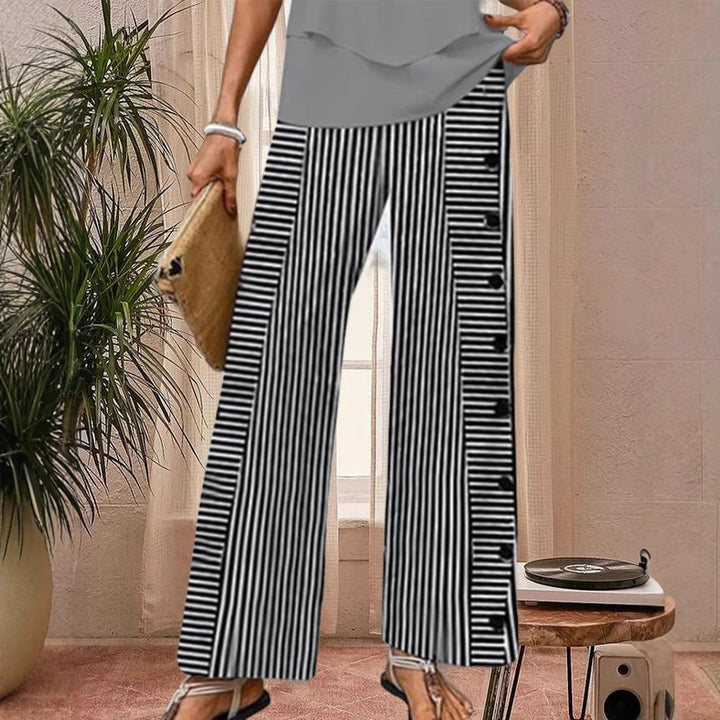 LS | Women Stylish Stripe Pants