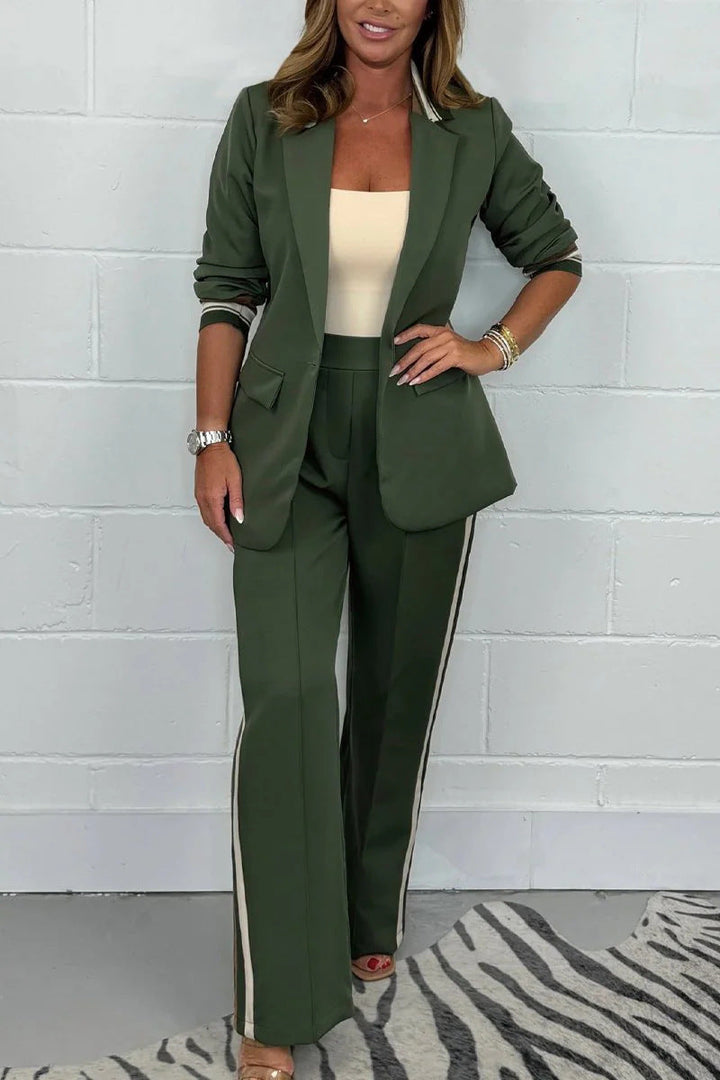 LS | Women Tailored Two Piece Pants Set