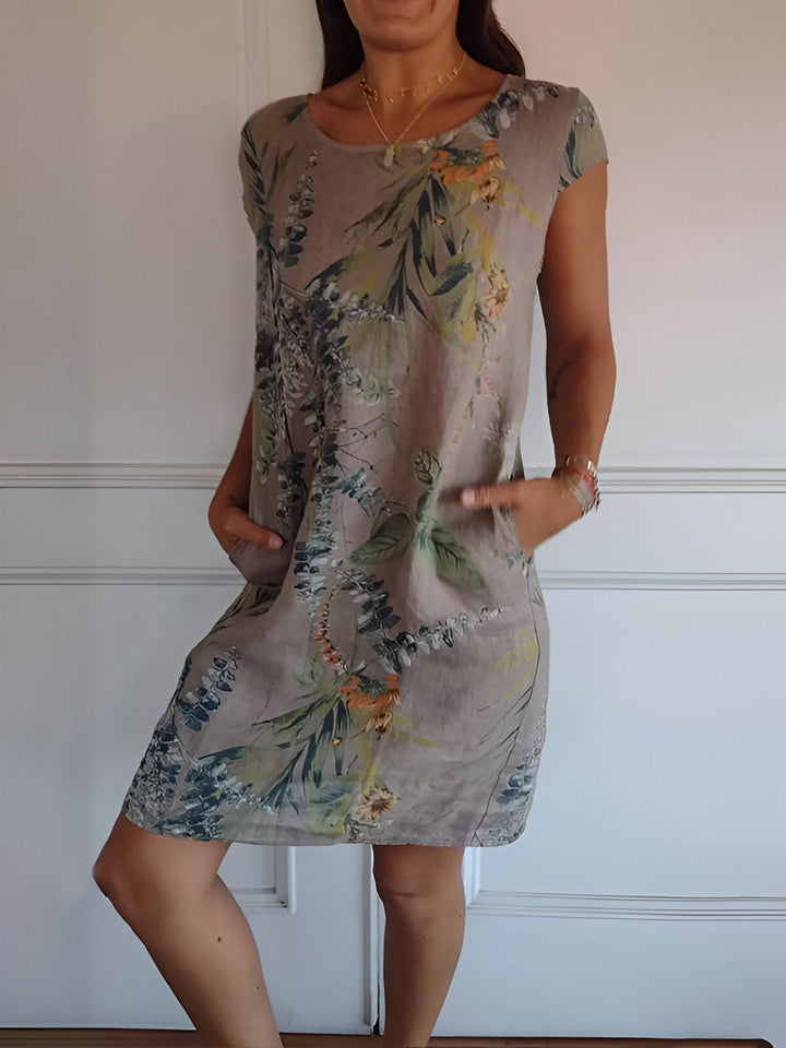 LS | Women Tropical Pocket Mini Dress