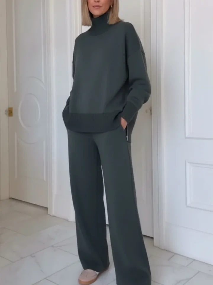 LS | Women Turtleneck Lounge Two Piece Set