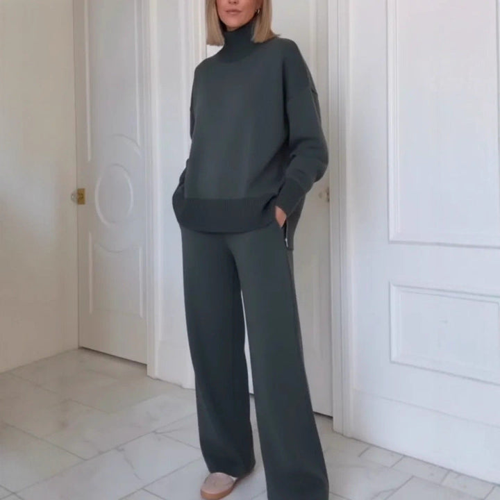 LS | Women Turtleneck Lounge Two Piece Set