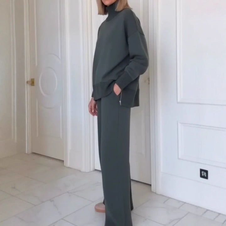 LS | Women Turtleneck Lounge Two Piece Set