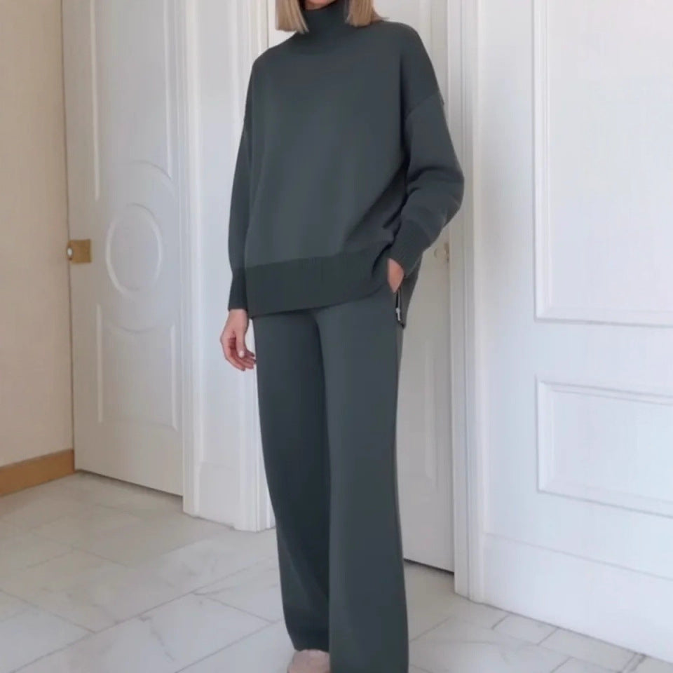 LS | Women Turtleneck Lounge Two Piece Set