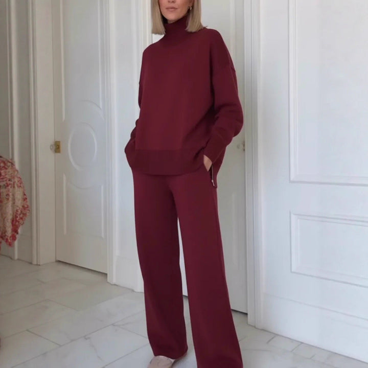 LS | Women Turtleneck Lounge Two Piece Set