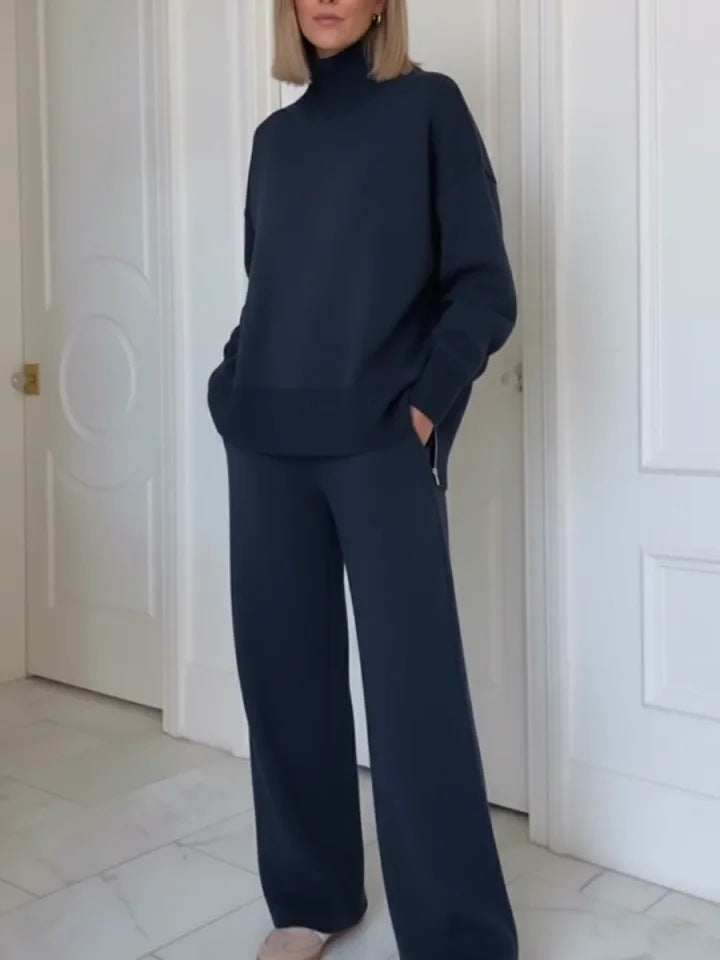 LS | Women Turtleneck Lounge Two Piece Set