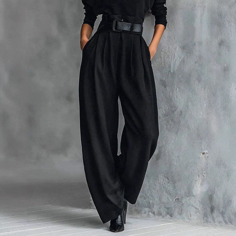 LS | Women Turtleneck Wide Leg Jumpsuit