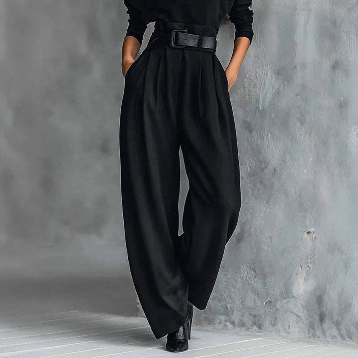 LS | Women Turtleneck Wide Leg Jumpsuit