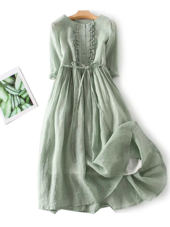 LS | Women Vintage Style Midi Dress