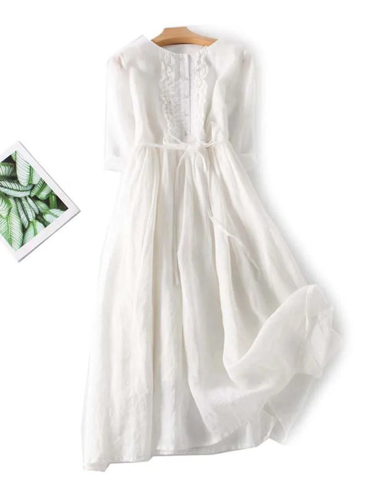 LS | Women Vintage Style Midi Dress