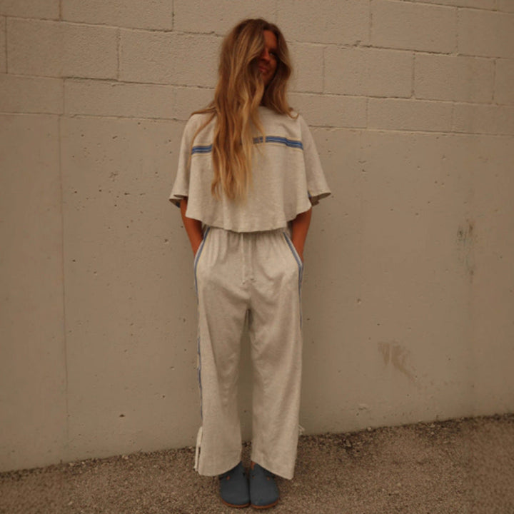 LS | Women Breezy Stripe Lounge Set