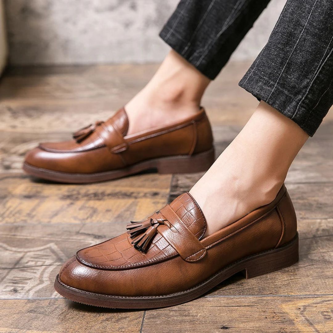 LS | Leandro Luxe Tassel Loafers