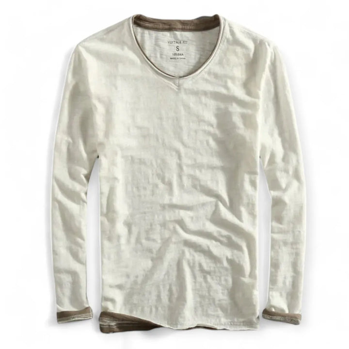 Luca Classic Fit Cotton Long Sleeve Shirt