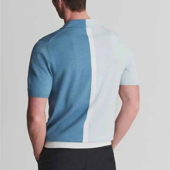 Matthew Contrast Panel Polo Shirt