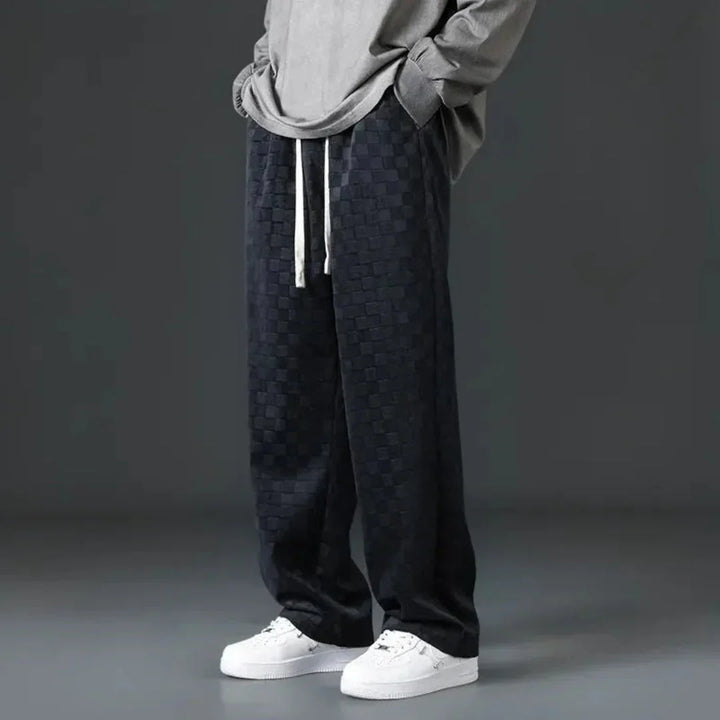 LS | Maverick Checkered Track Pants