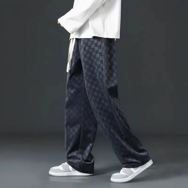 LS | Maverick Checkered Track Pants