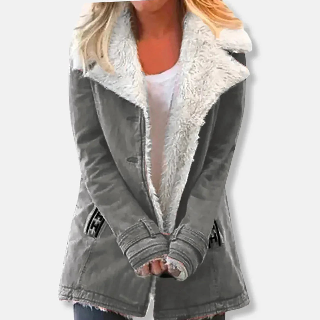 Melissa Women’s Faux Shearling Lined Winter Coat