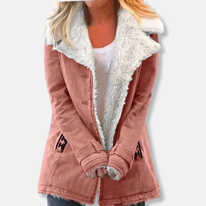 Melissa Women’s Faux Shearling Lined Winter Coat