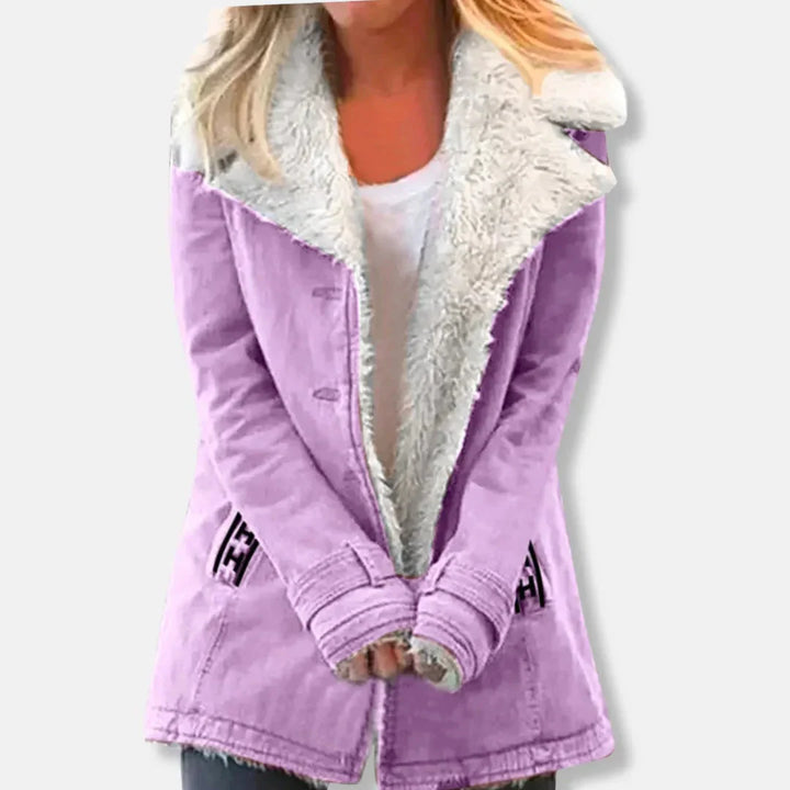 Melissa Women’s Faux Shearling Lined Winter Coat