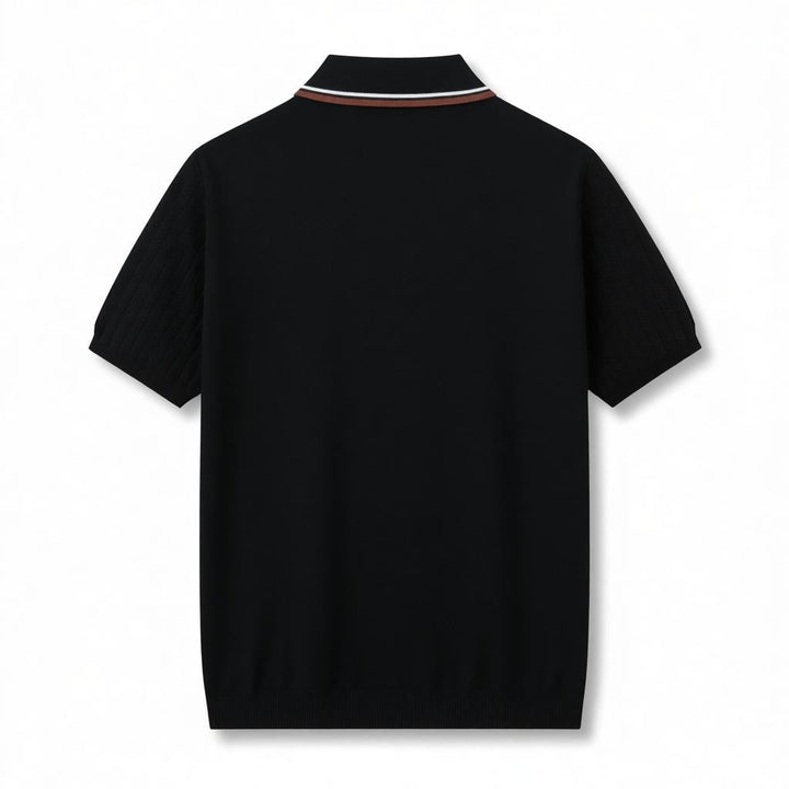 Men Chevron Knit Polo LionStyle