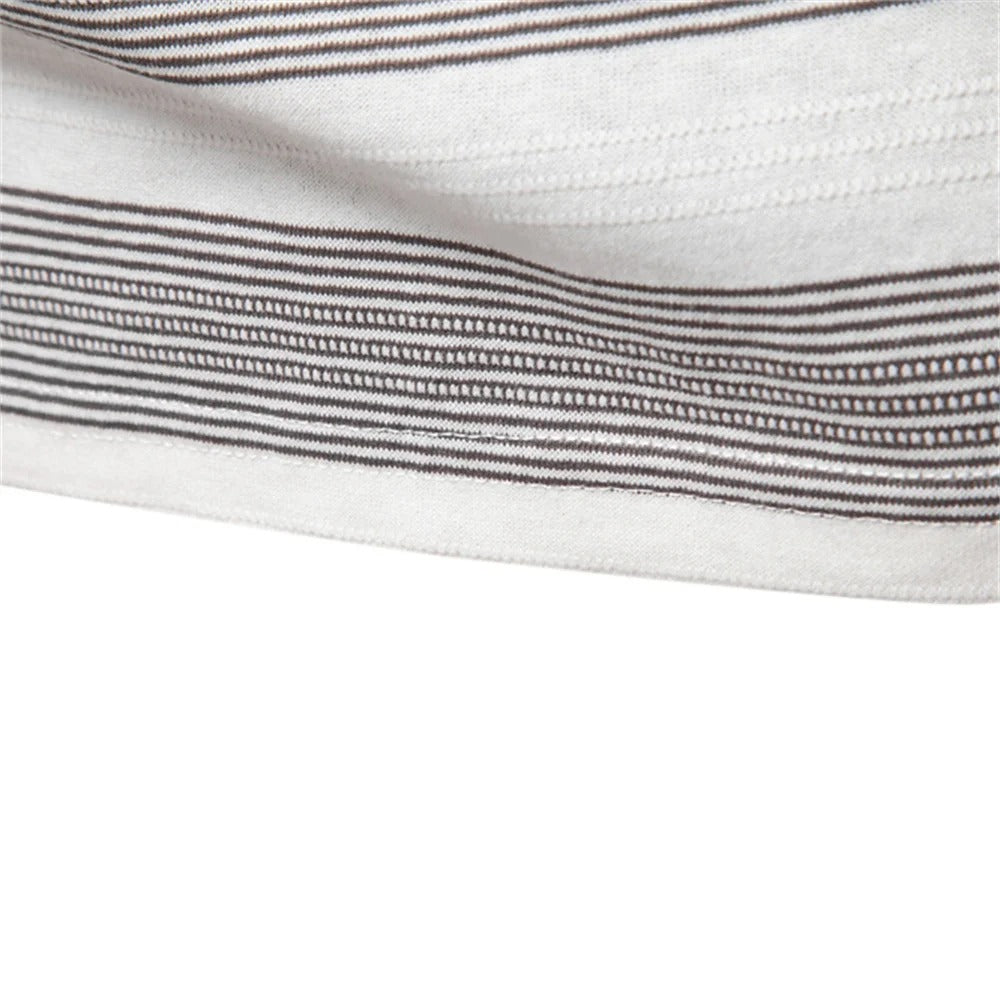 Men Classic Stripe Polo LionStyle