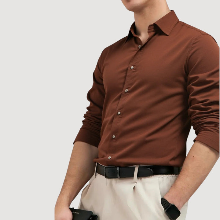 Men Slim Fit Casual Shirt LionStyle