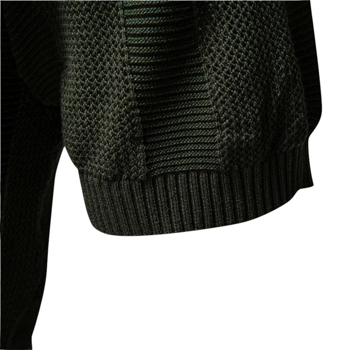 Men Textured Vertical-Knit Polo LionStyle