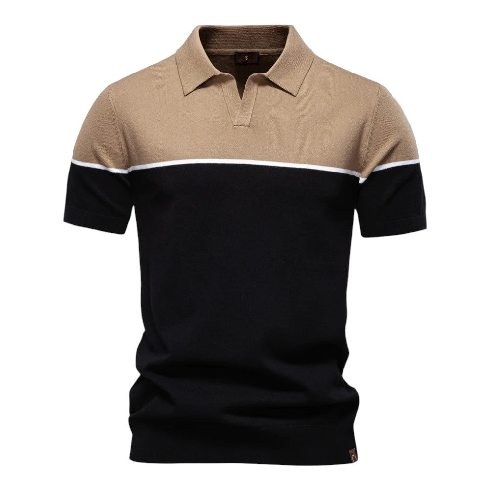 Men Two Tone Polo LionStyle