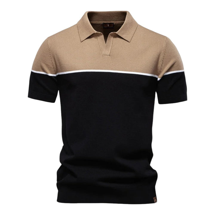 Men Two Tone Polo LionStyle