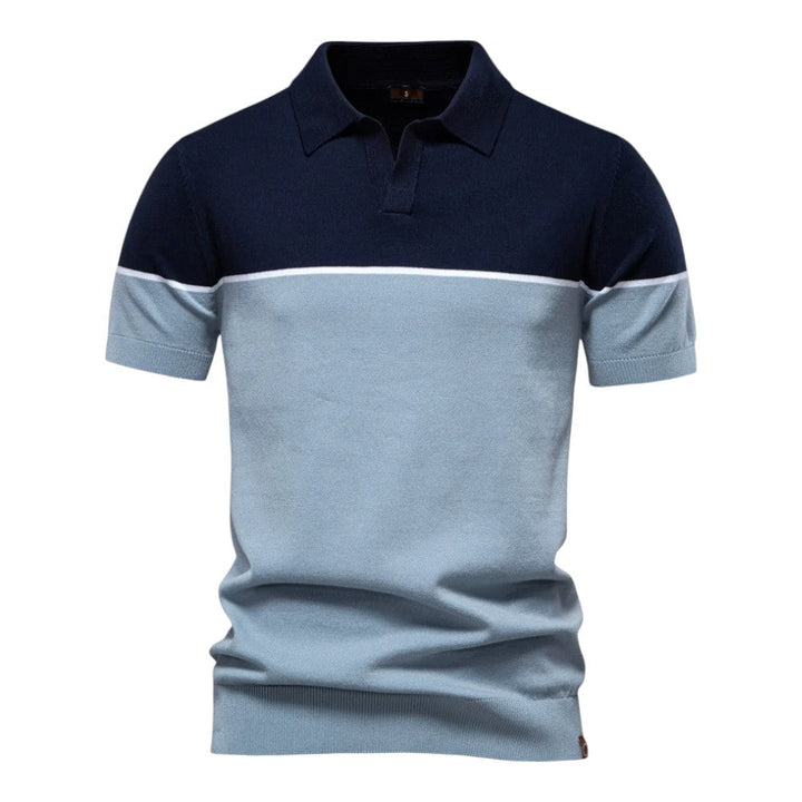 Men Two Tone Polo LionStyle