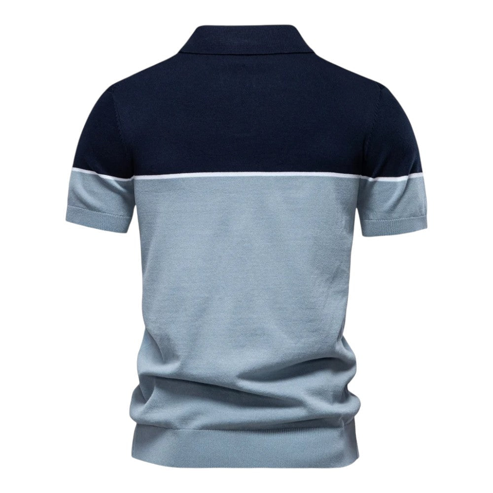 Men Two Tone Polo LionStyle