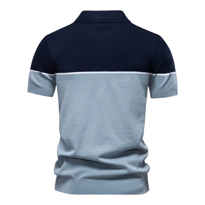 Men Two Tone Polo LionStyle