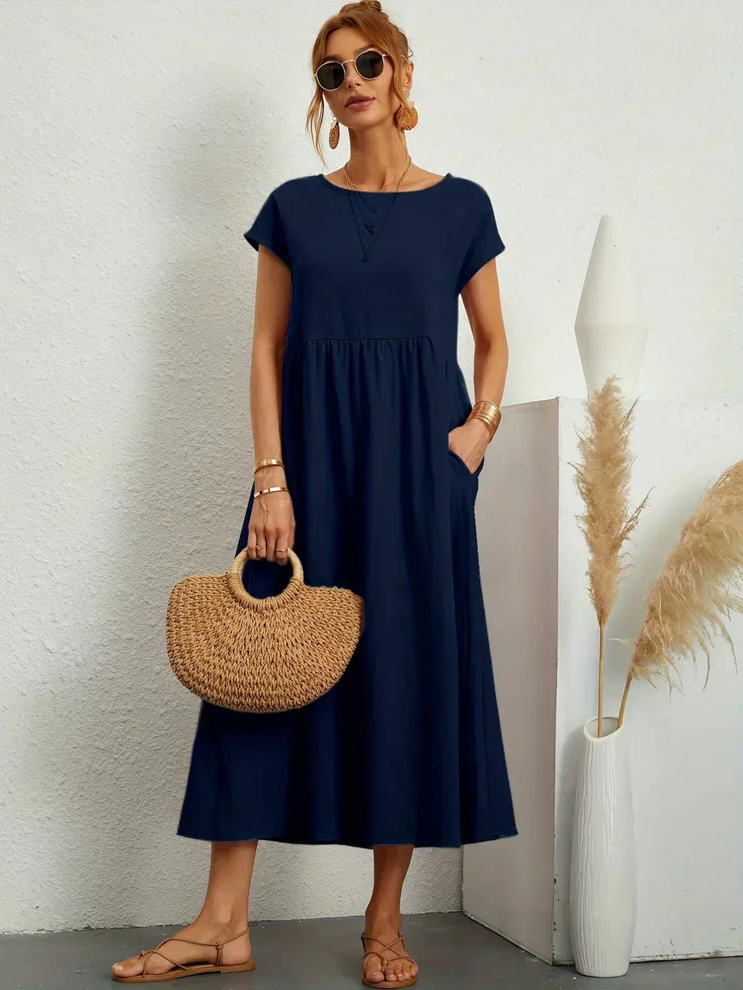 Margaret™ — A flowing midi dress with timeless elegance