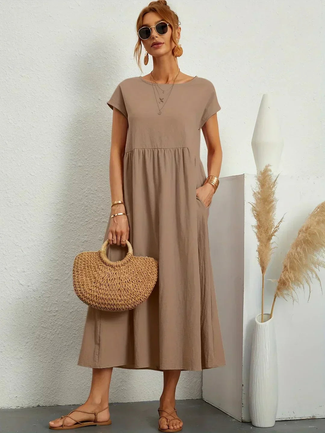 Margaret™ — A flowing midi dress with timeless elegance