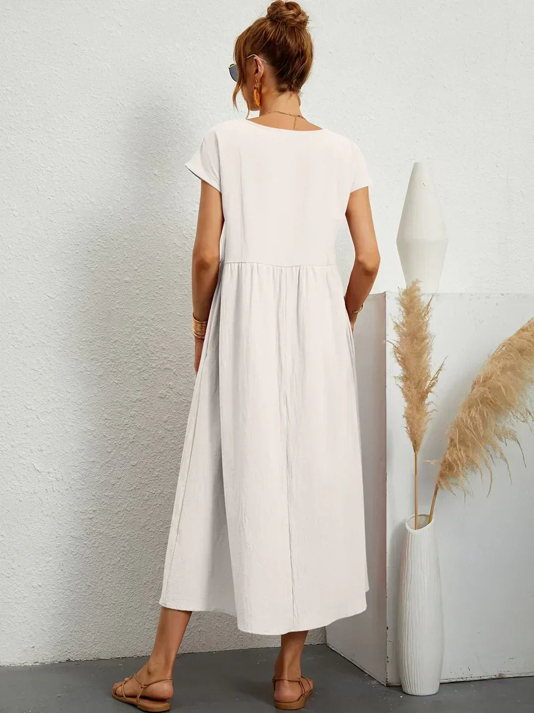 Margaret™ — A flowing midi dress with timeless elegance