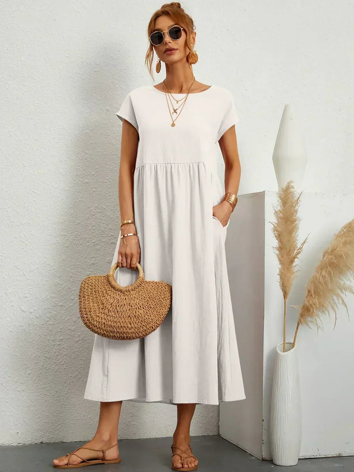 Margaret™ — A flowing midi dress with timeless elegance