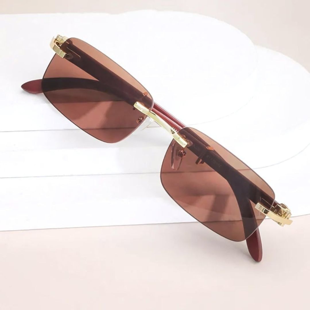 Montebello Luxe Rimless Sunglasses