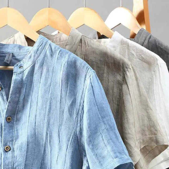Nico Classic Button-Up Linen Shirt