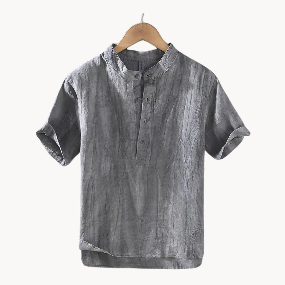 Nico Classic Button-Up Linen Shirt