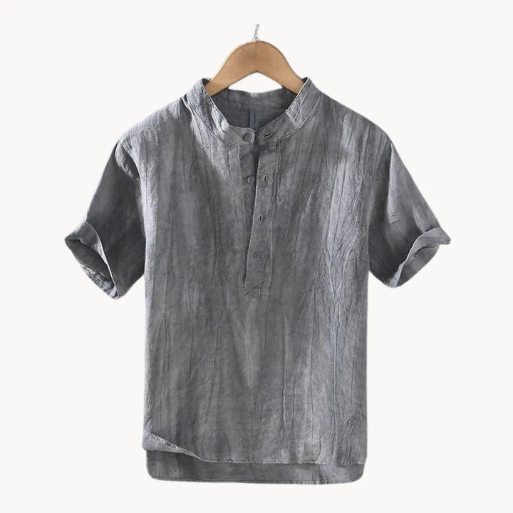 Nico Classic Button-Up Linen Shirt