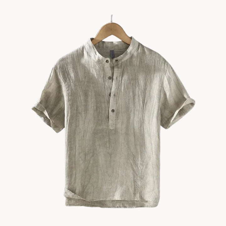 Nico Classic Button-Up Linen Shirt