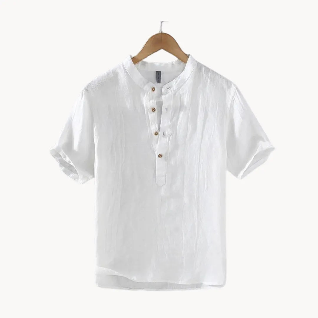 Nico Classic Button-Up Linen Shirt