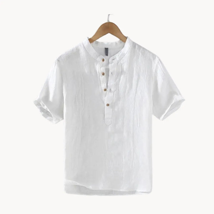 Nico Classic Button-Up Linen Shirt