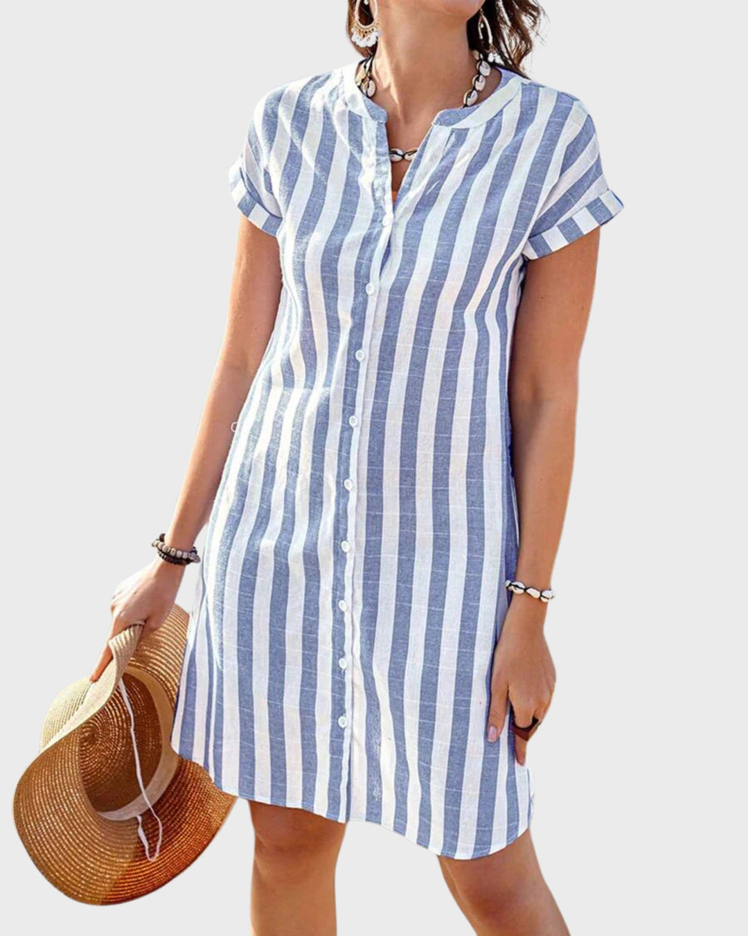 Fenaya | striped shirt dress